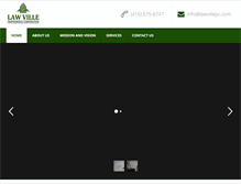 Tablet Screenshot of lawvillepc.com
